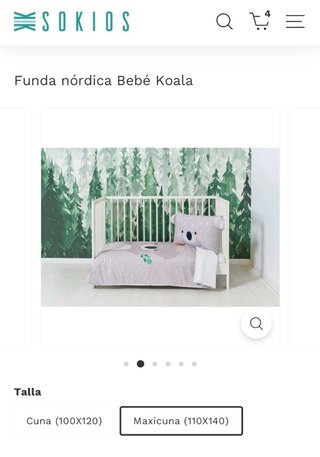 Funda Nórdica Koala Maxicuna 110x140 SOKIOS