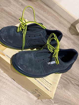 Zapatos de seguridad Robusta azul y verde