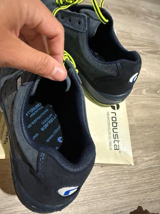Zapatos de seguridad Robusta azul y verde