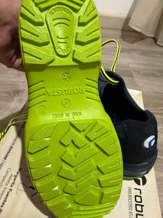 Zapatos de seguridad Robusta azul y verde