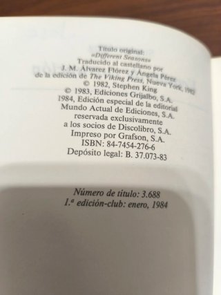 Verano de corrupción. Stephen King.