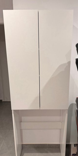 Armario sobre lavadora Ikea blanco