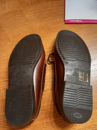 Mocasines de piel Antonio Parriego 1901 mujer.