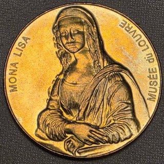 Moneda Recuerdo Museo del Louvre 2013