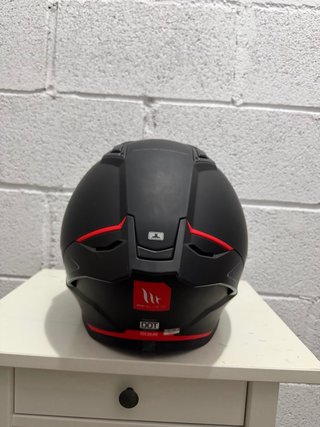 Casco de moto negro STINGER