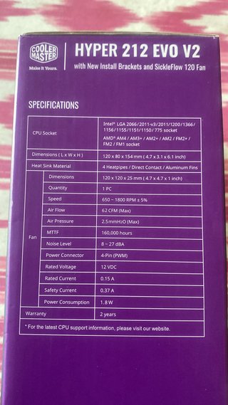 Cooler Master Hyper 212 EVO V2