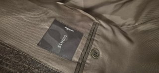 Abito uomo grigio rigato STUDIO