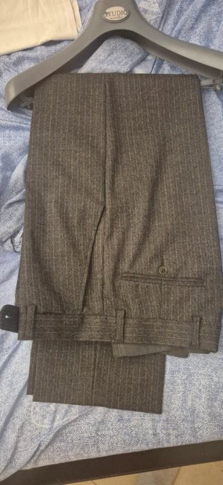 Abito uomo grigio rigato STUDIO