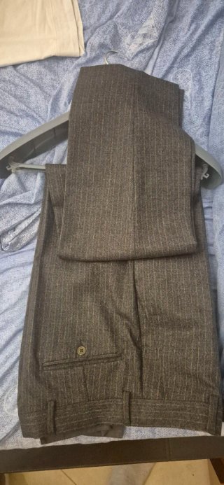 Abito uomo grigio rigato STUDIO