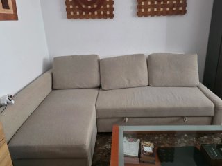 Sofá Cama Chaiselongue IKEA FRIHETEN Beige