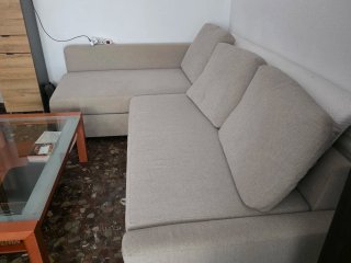 Sofá Cama Chaiselongue IKEA FRIHETEN Beige