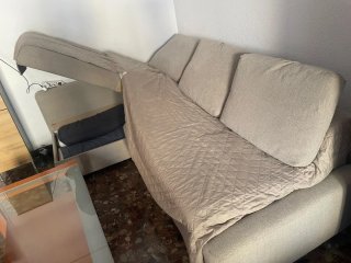 Sofá Cama Chaiselongue IKEA FRIHETEN Beige