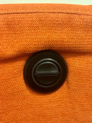 Butaca reclinable eléctrica naranja