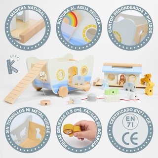 NUEVO! Arca de Noé Montessori Madera