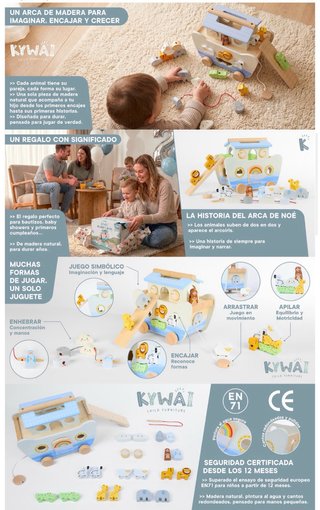 NUEVO! Arca de Noé Montessori Madera