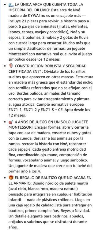 NUEVO! Arca de Noé Montessori Madera