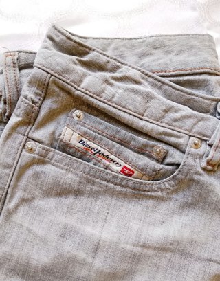Jeans Diesel vintage donna grigi