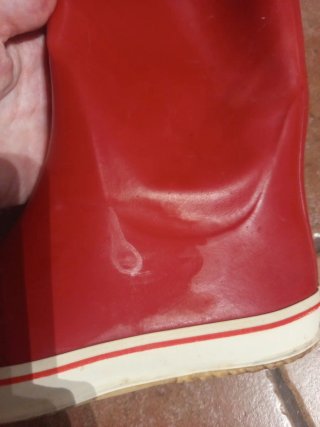 Botas de agua Aigle rojas talla 37