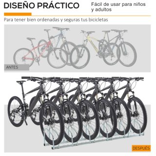 Aparcamiento para 6 Bicicletas