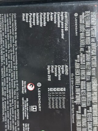 DVD Así en la Tierra como en el Infierno