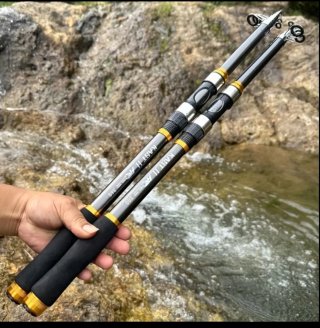 Caña de pesca telescópica
