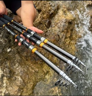 Caña de pesca telescópica