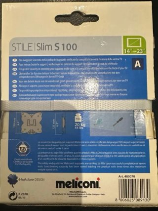 Soporte pared TV Meliconi S100 14-23