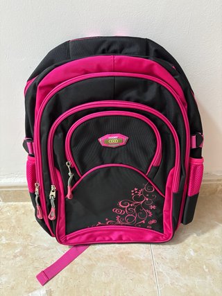 Mochila COOPIT negra y rosa