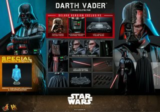 Darth Vader Deluxe Edición Especial Hot Toys DX28