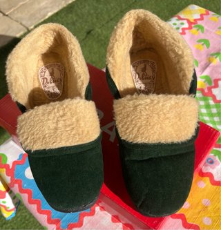 Zapatillas de casa señora forradas de borreguillo.