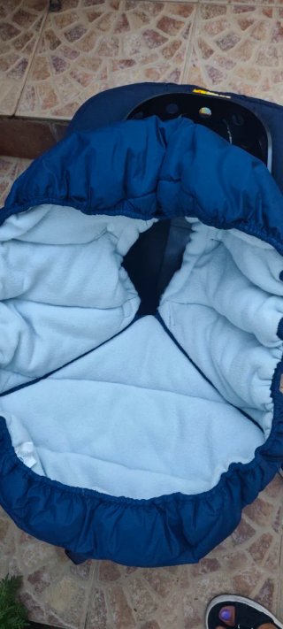 Silla de coche para bebé azul