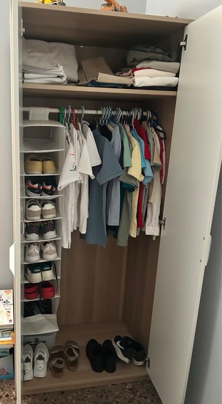 Armario Blanco y Madera Ikea