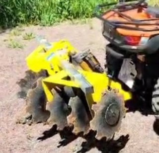 Cultivadores y gradas de disco ATV/Quad Iron Balti