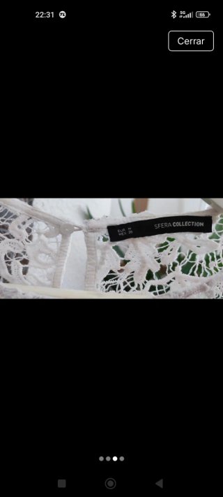 Top encaje blanco