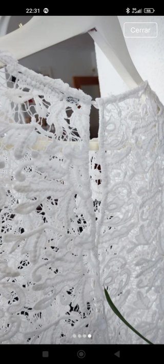 Top encaje blanco