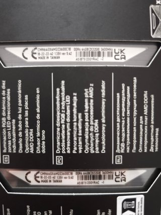 64GB (2x32GB) 3600MHz RGB Corsair Vengeance DDR4