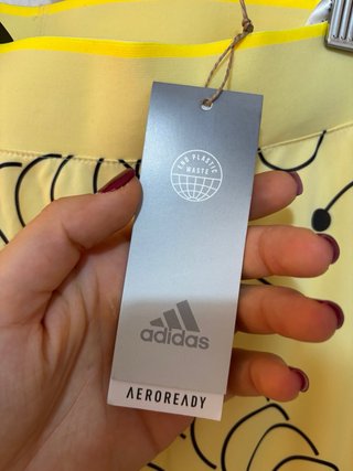 Gonna Adidas Club Graphskirt Gialla da Tennis