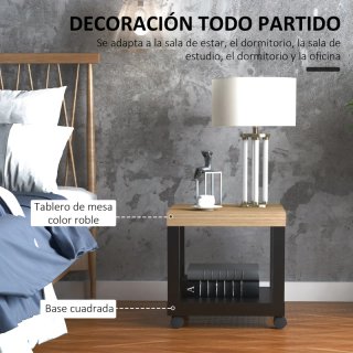 Mesa auxiliar con ruedas