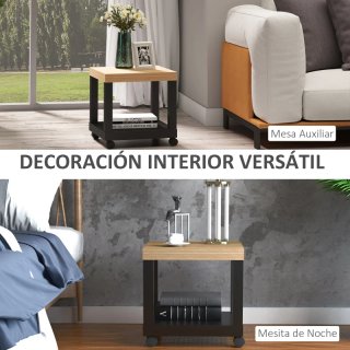 Mesa auxiliar con ruedas