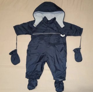 Buzo invierno bebé 3-6 meses azul marino