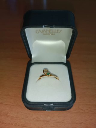 Anillo de Oro de compromiso