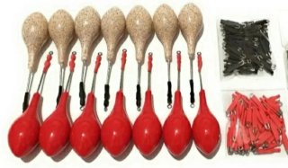 ✅ 12 plomos 100g pesca surfcasting, 100 grapas.