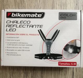 1 Chaleco Reflectante LED Bikemate