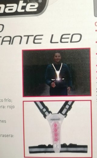 1 Chaleco Reflectante LED Bikemate