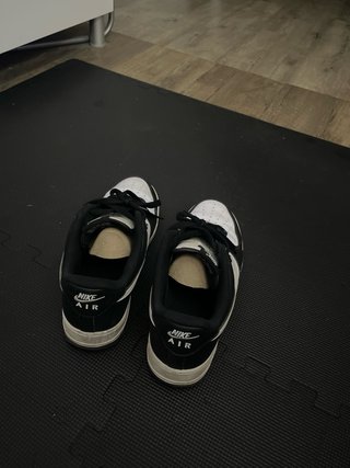 Nike Air Force 1 Scarpe Uomo Nero Bianco