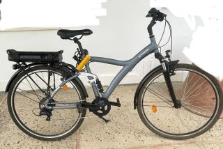Bicicleta Eléctrica Decathlon 920E Gris