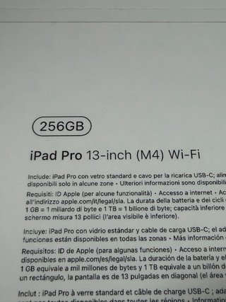 iPad Pro 13” M4 256GB
