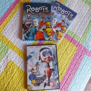 DVD Robots y Pinocho 3000
