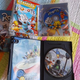 DVD Robots y Pinocho 3000