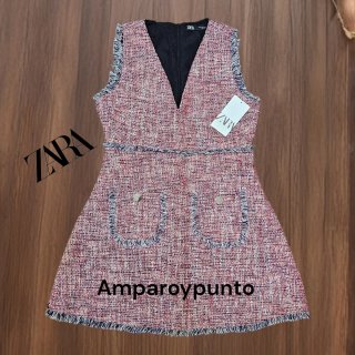 Zara-vestido chanelero- talla L